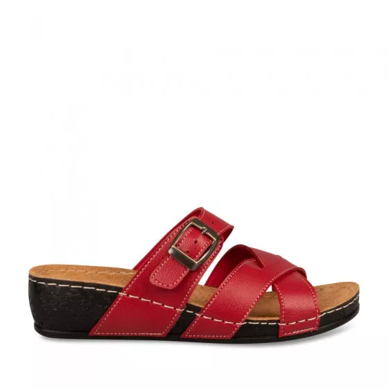 Mules RED NEOSOFT RELAX