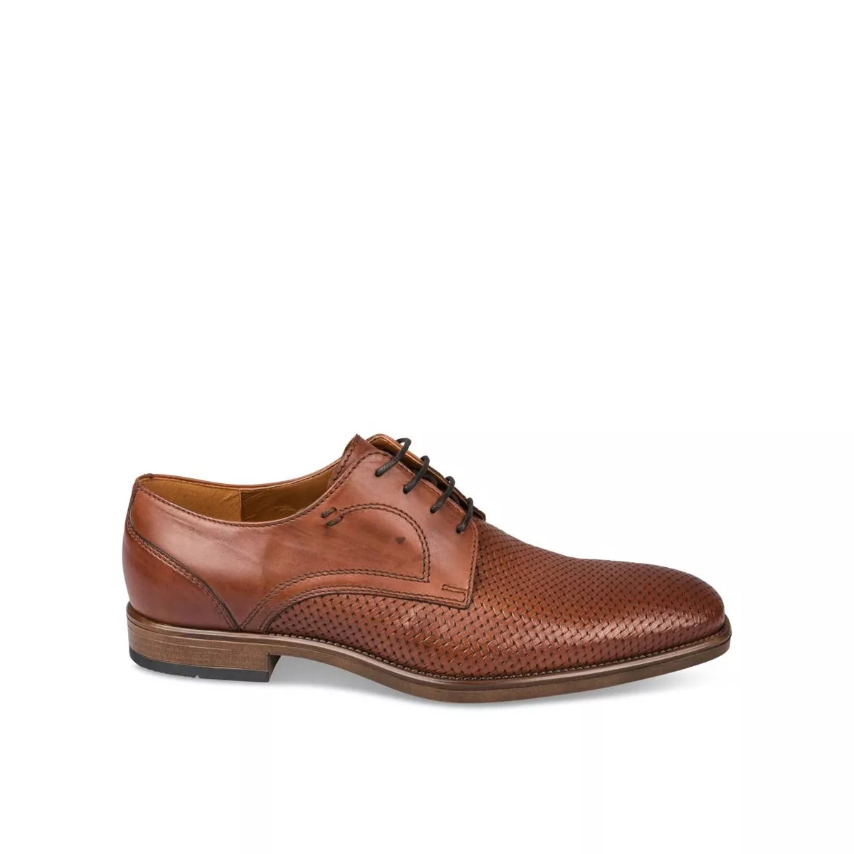 Derbies COGNAC B BLAKE CUIR