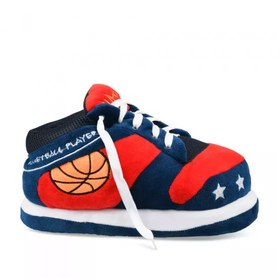 Plush slipperss basketball BLUE DENIM SIDE