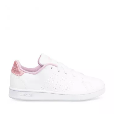 Baskets BLANCHES ADIDAS Advantage K