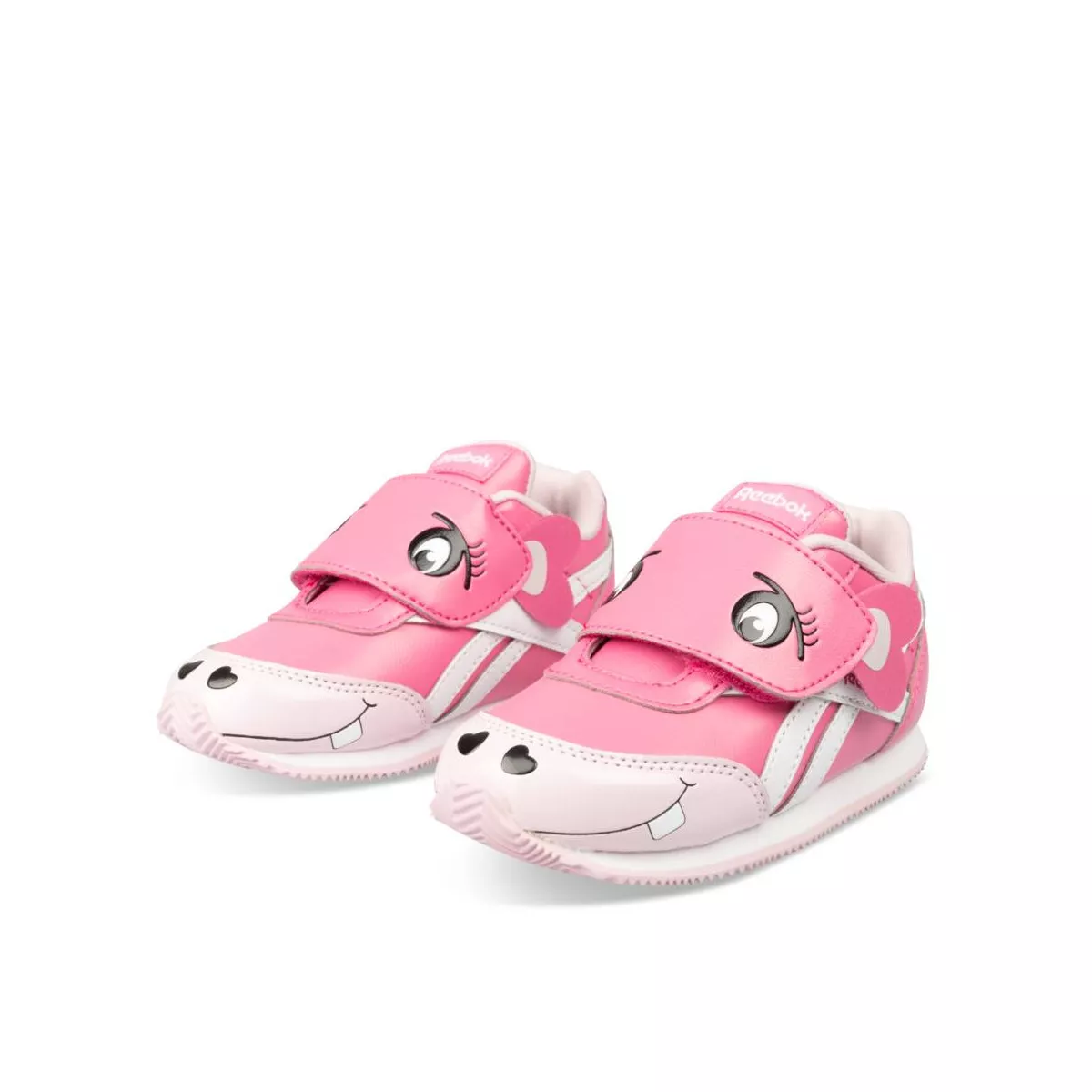 Girls shop pink reebok