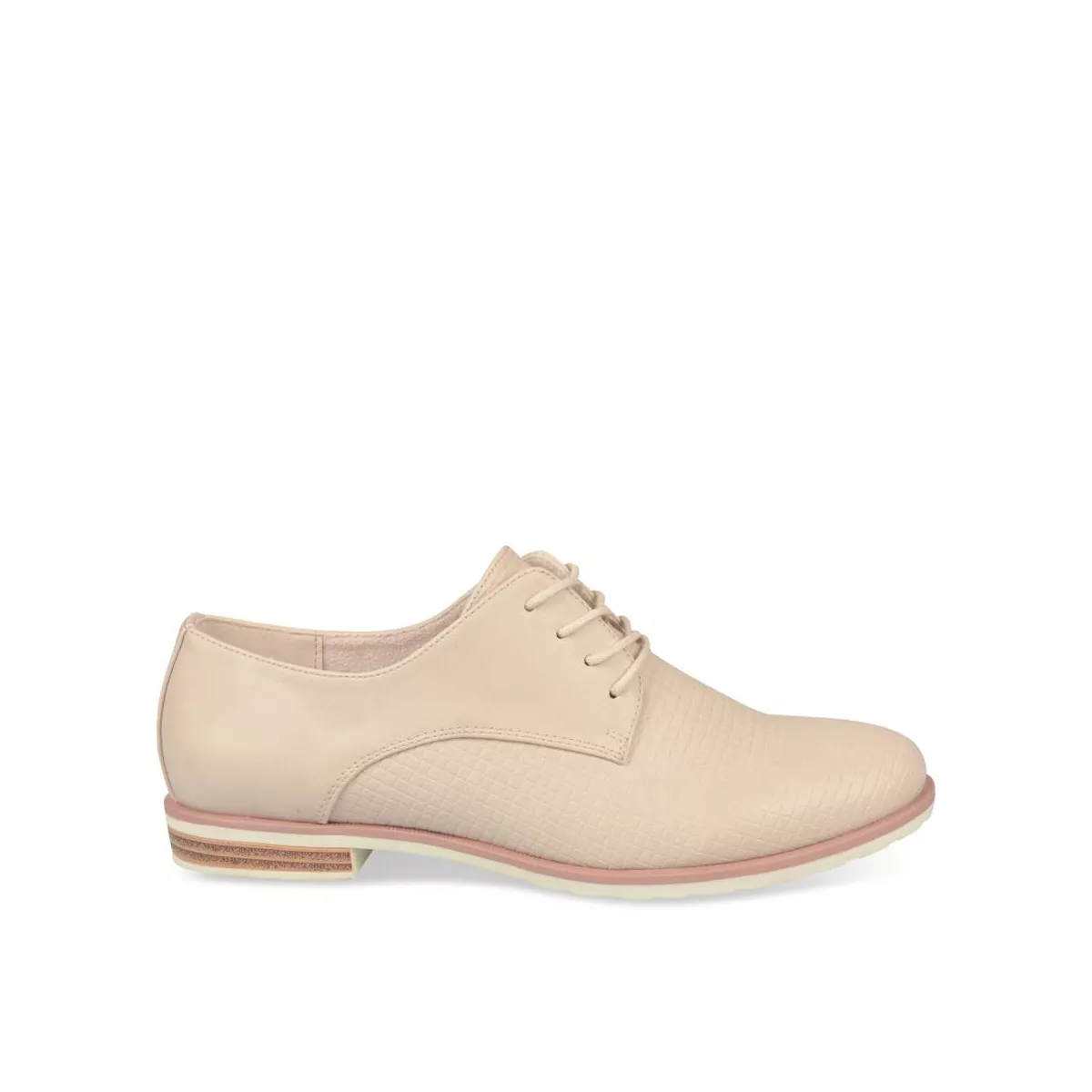 Derby femme 2025 beige