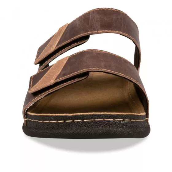 Mules BROWN NEOSOFT RELAX CUIR