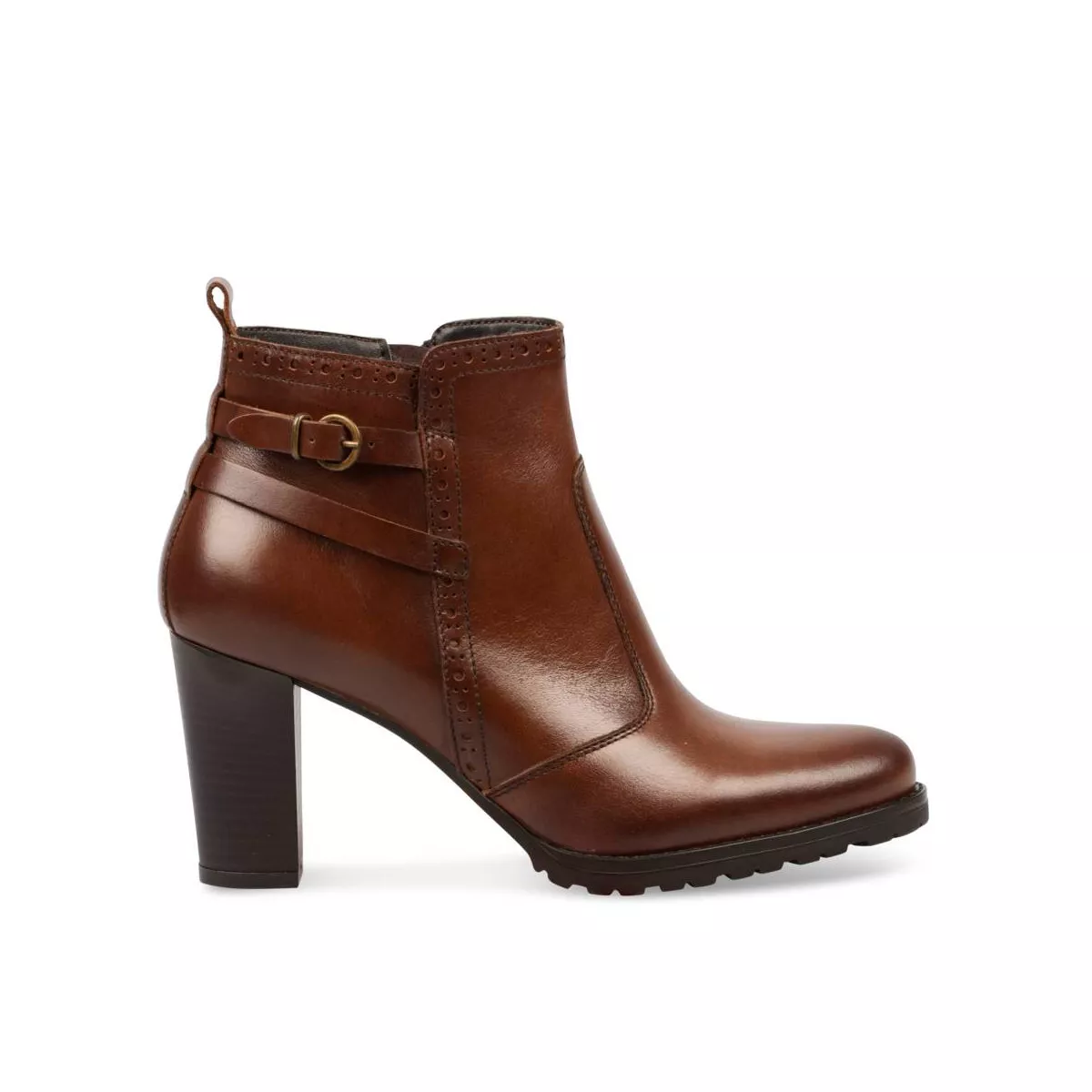 Bottines a top talon chaussea