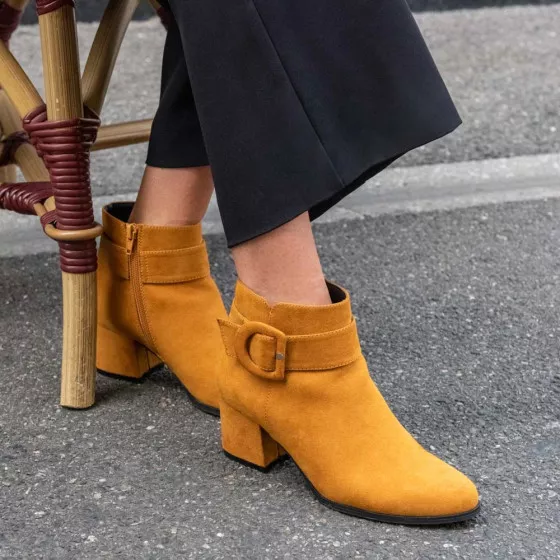 Ankle boots YELLOW MY BOTEGA