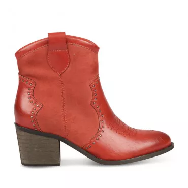 Ankle boots RED ANGELA THOMPSON