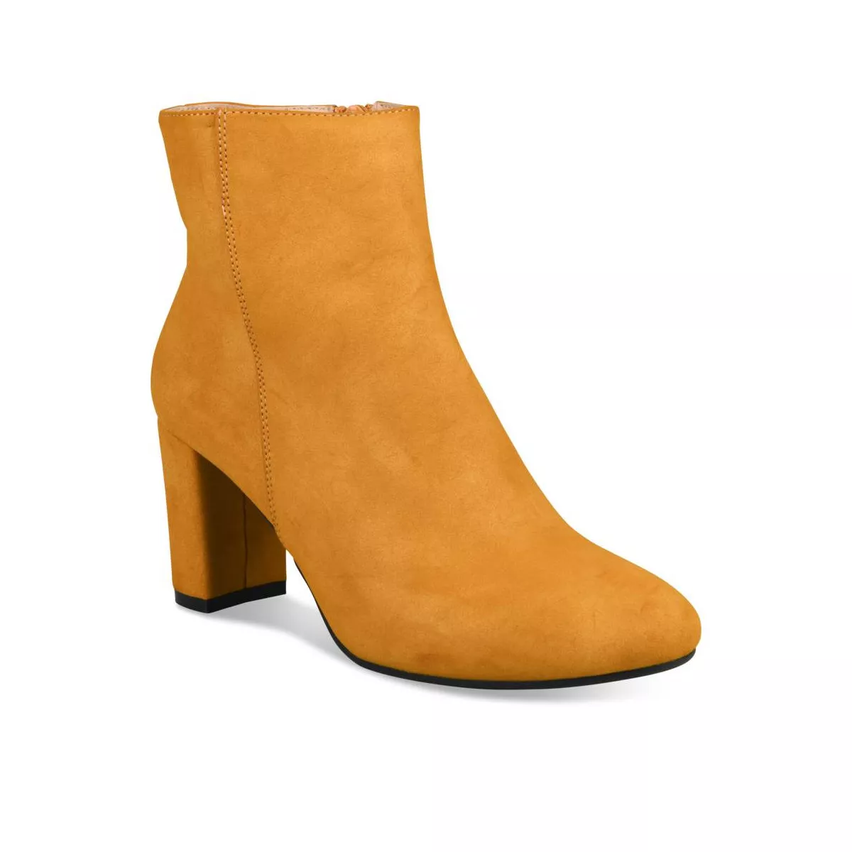 Yellow suede 2025 ankle boots