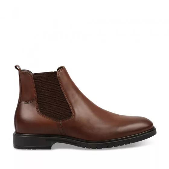Ankle boots BROWN NEOSOFT HOMME CUIR