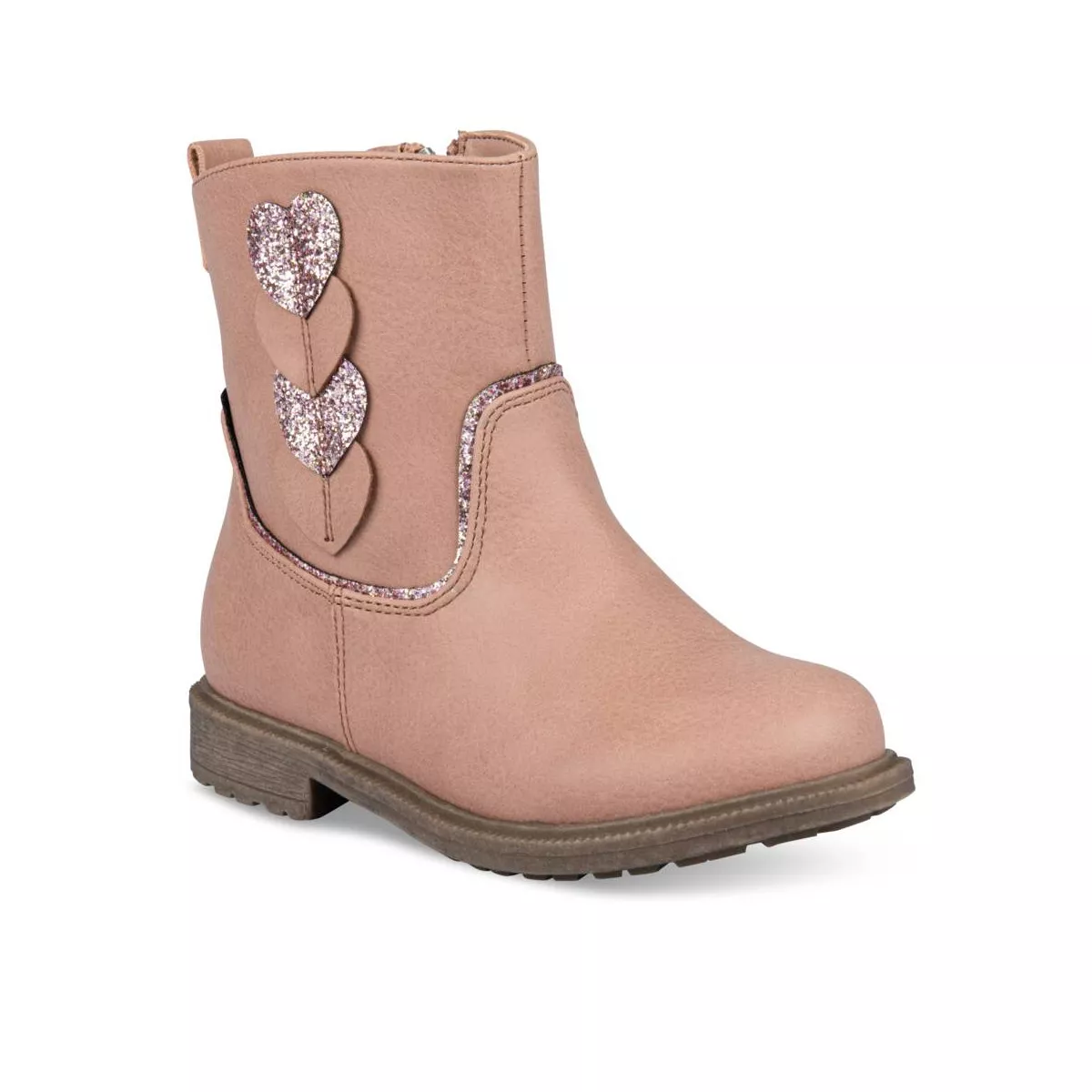 Girls pink ankle boots hotsell