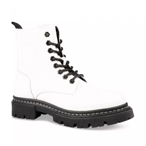 Ankle boots WHITE MEGIS ELEGANT