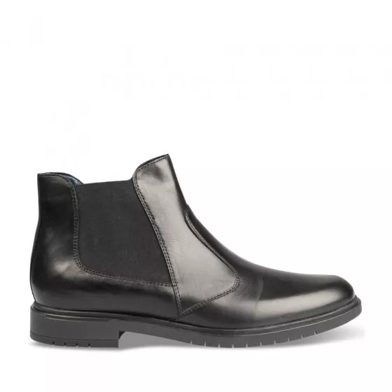 Ankle boots BLACK NEOSOFT HOMME CUIR
