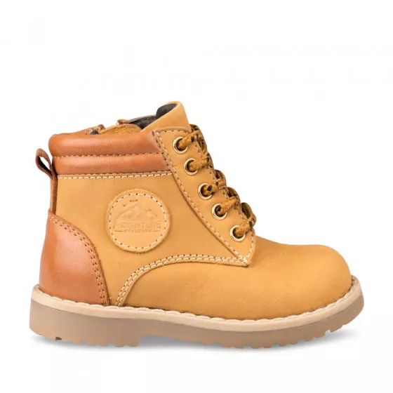 Ankle boots YELLOW FREEMOUSS BOY CUIR