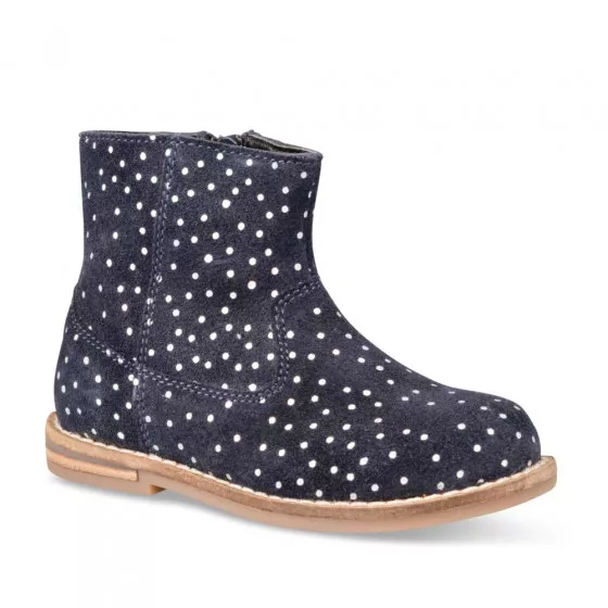 Ankle boots NAVY FREEMOUSS GIRL CUIR
