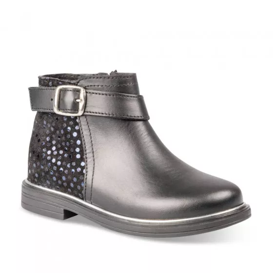 Ankle boots BLACK NINI & GIRLS CUIR