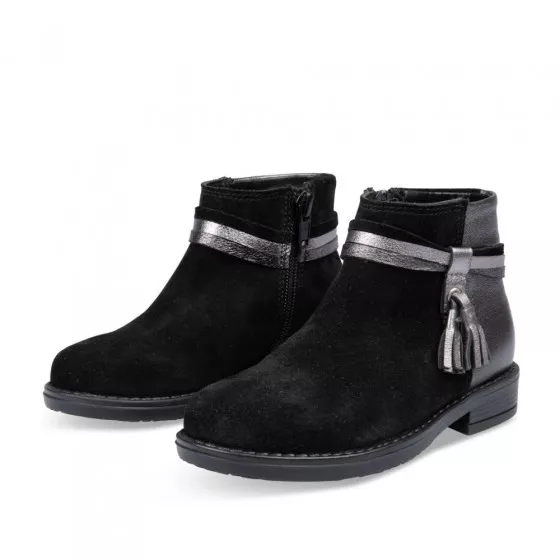 Ankle boots BLACK LOVELY SKULL CUIR