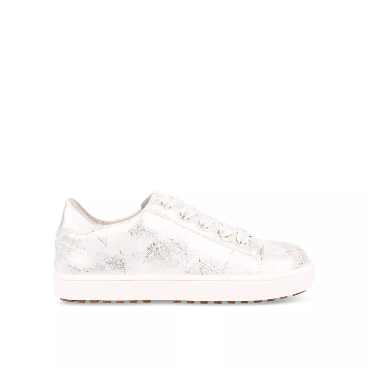 Girls silver sneakers sale