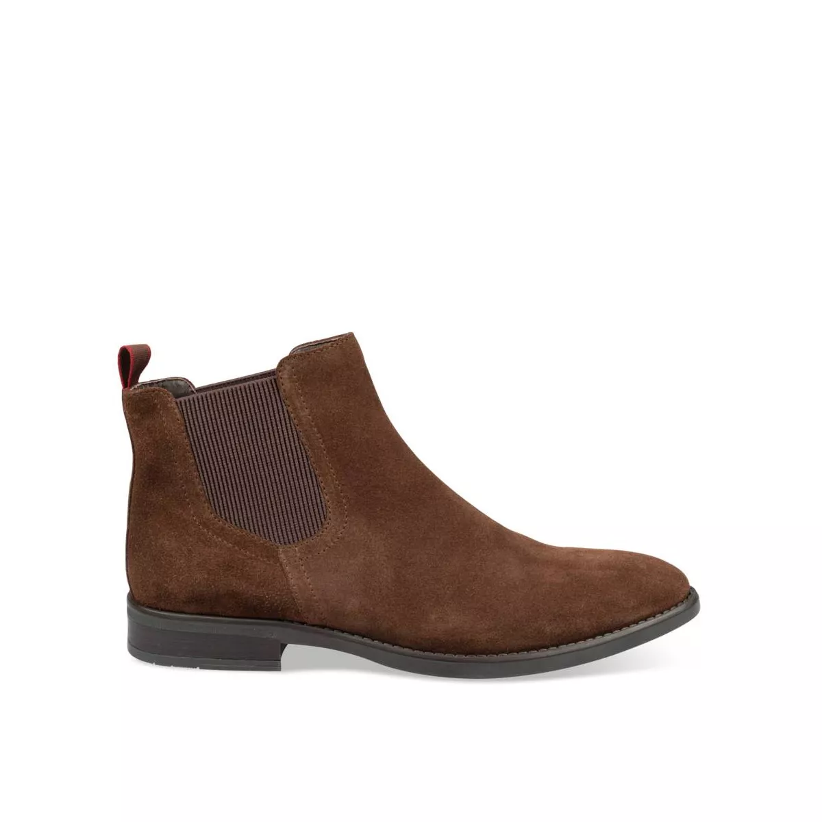 Bottines MARRON DENIM SIDE CUIR