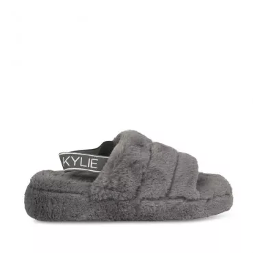 Chaussons GRIS KENDALL+KYLIE