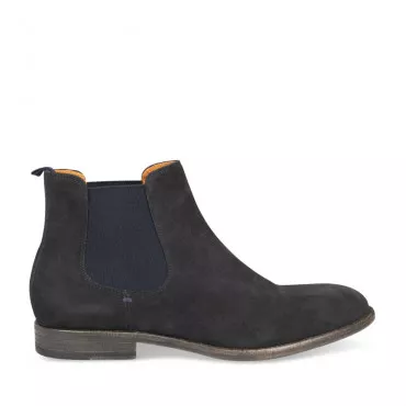 Ankle boots NAVY B-BLAKE CUIR