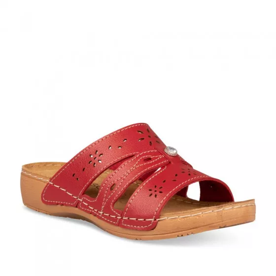 Mules ROUGE NEOSOFT RELAX