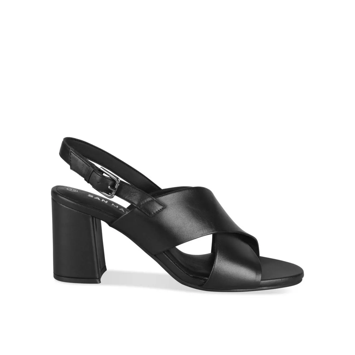 Sandales noires san 2025 marina