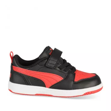 Baskets NOIR PUMA Inf Rebond V6 Lo Ac