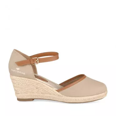 Espadrilles TAUPE TOM TAILOR