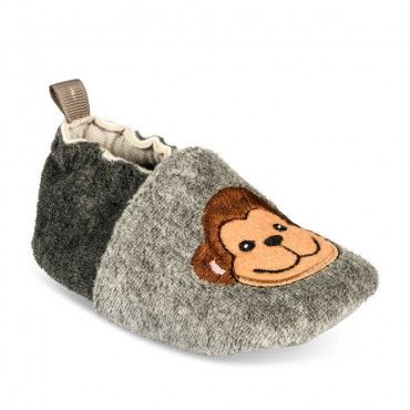 Chaussons GRIS FREEMOUSS BOY LAYETTE
