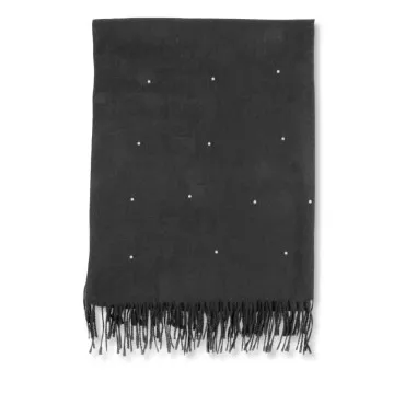 Lot De 2 : Bonnet Et écharpe Noirs Scintillants Pour Femme - Hiver Chaud Et Douillet