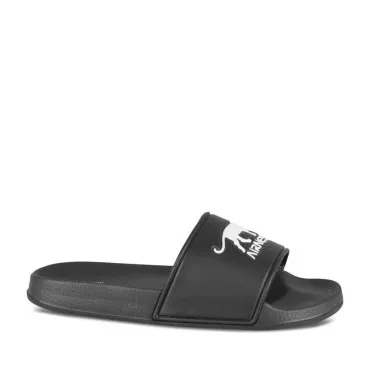 Claquettes NOIR Homme motif Uni A enfiler AIRNESS