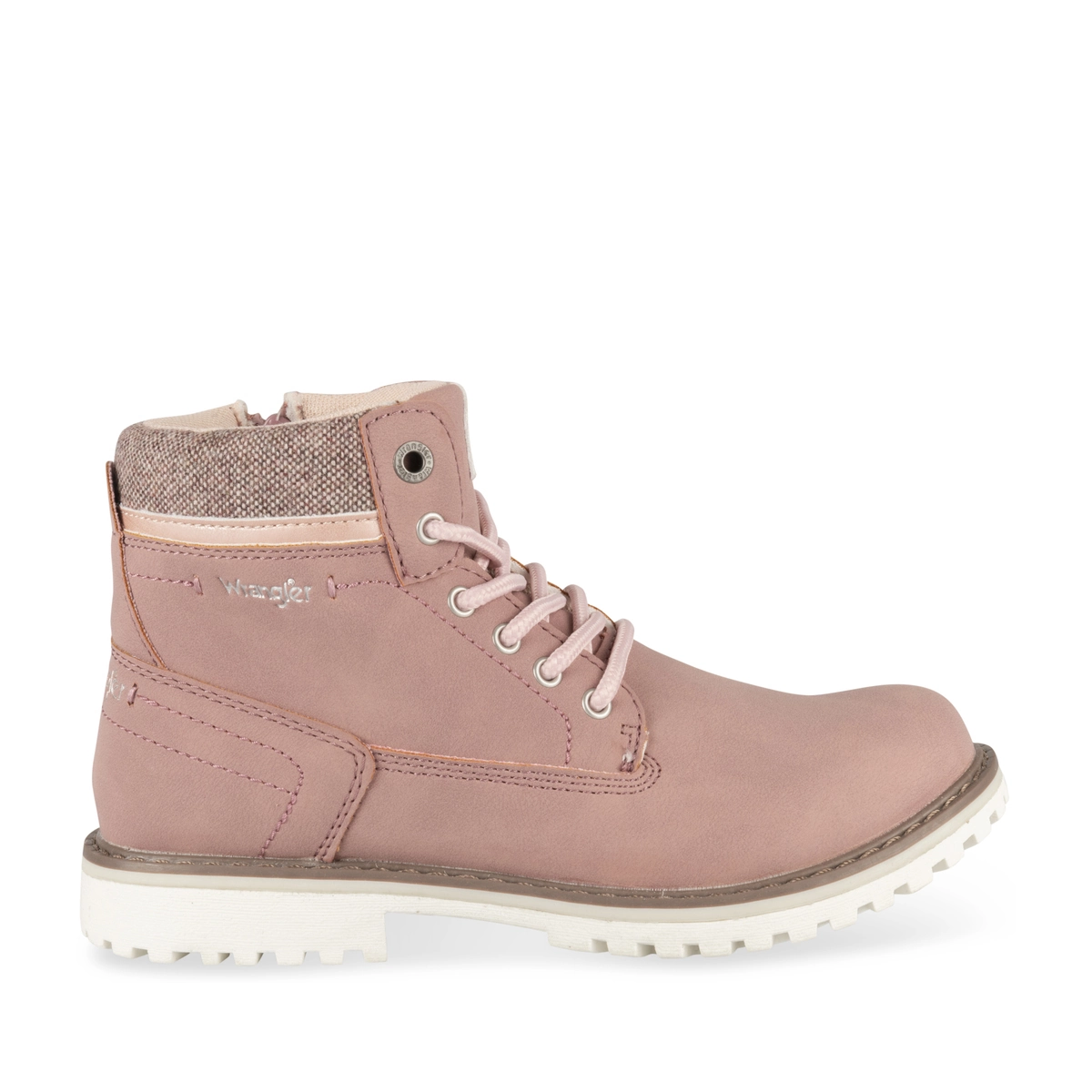 Bottines ROSE Fille motif Uni Lacets WRANGLER