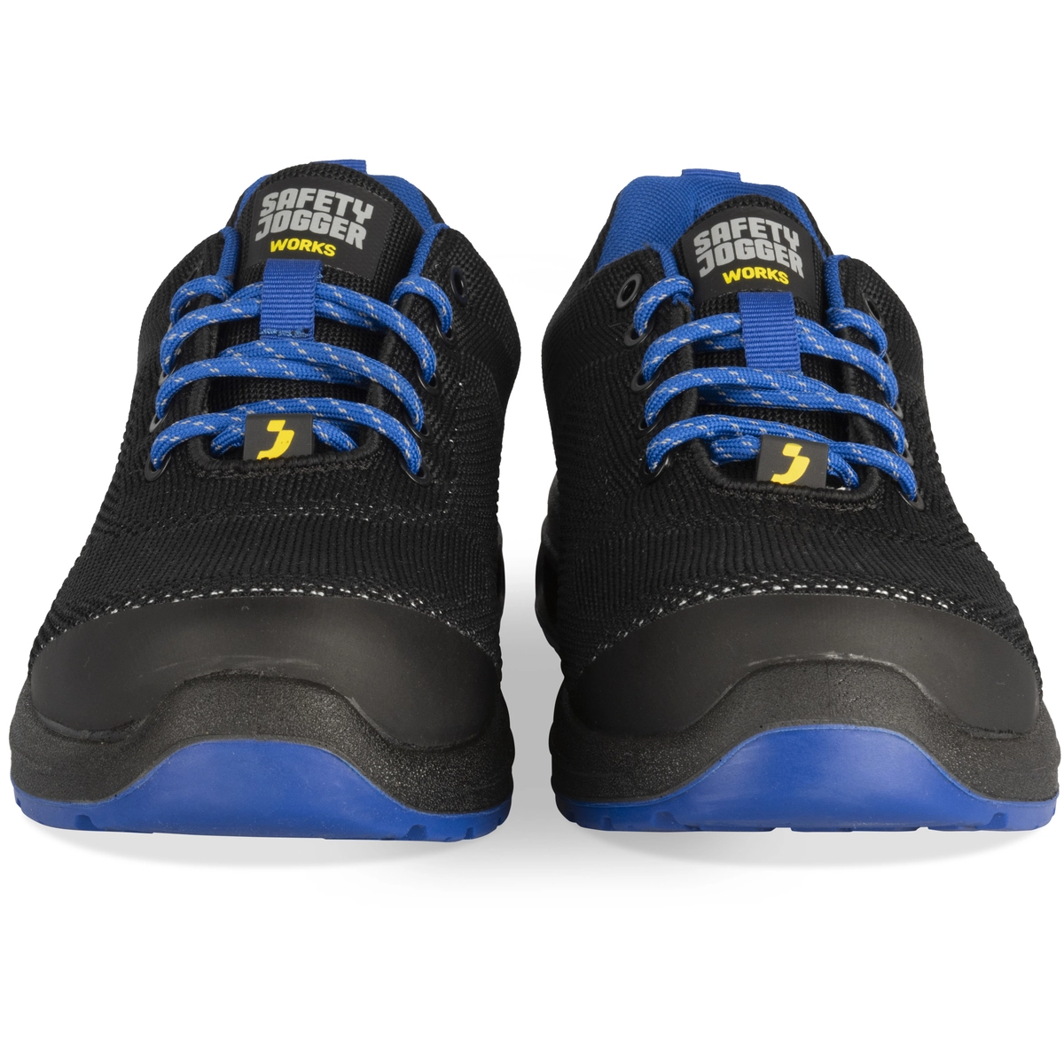 Chaussures de securite BLEU Femme motif Uni Lacets SAFETY JOGGER