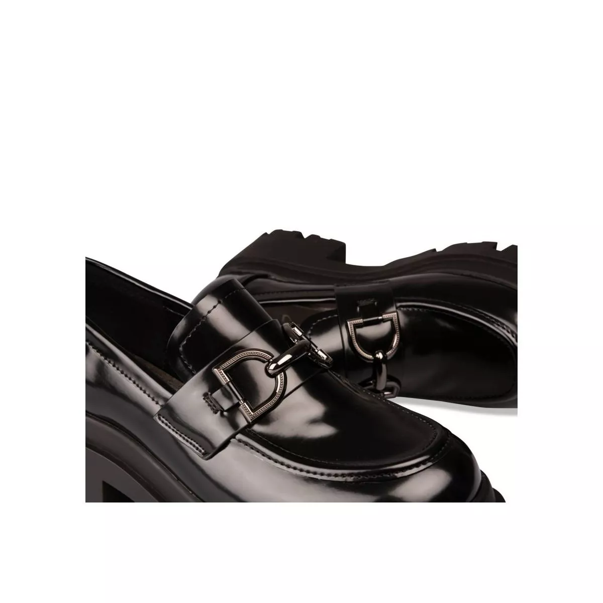 Mocassins noires 2025 femme