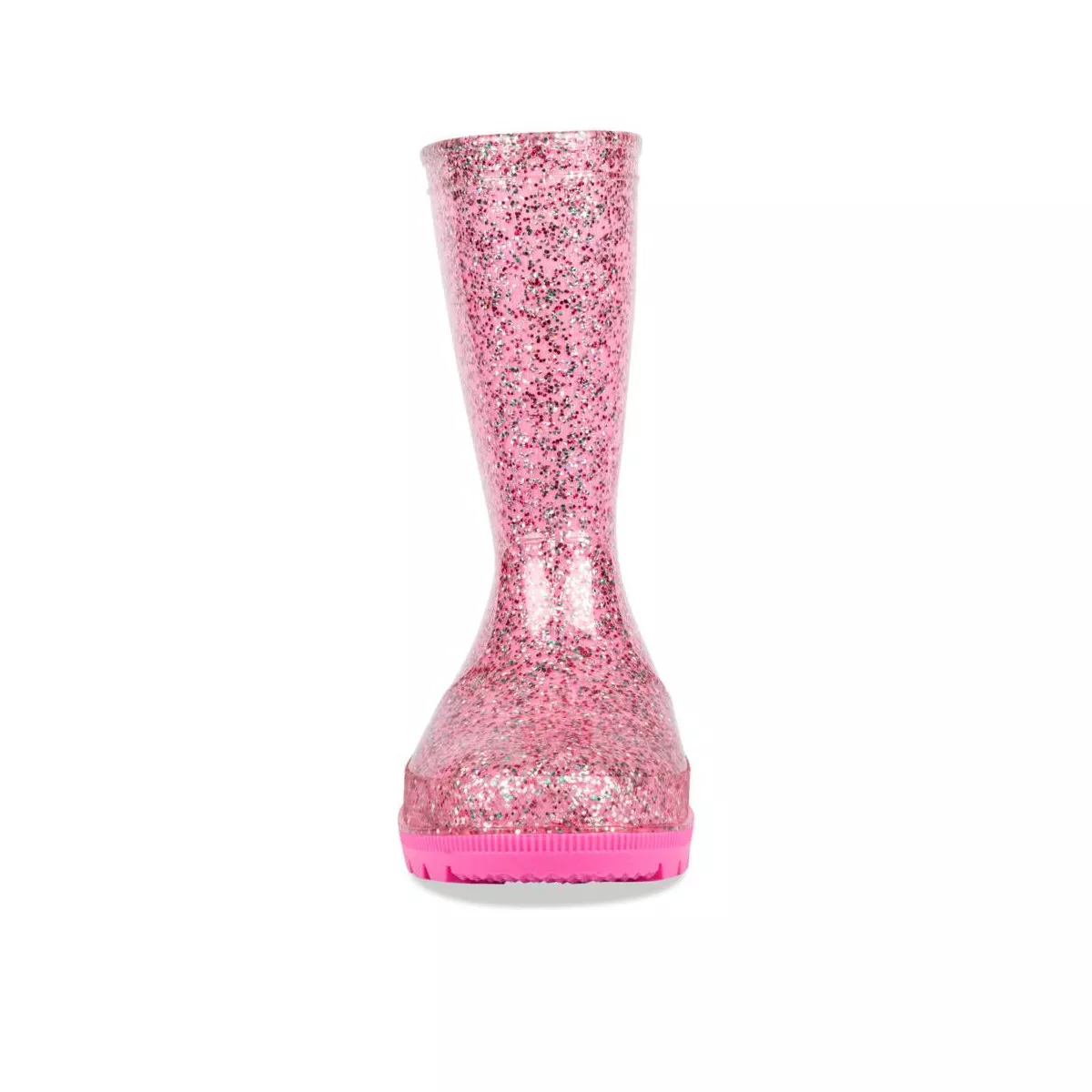 bottes de pluie femme a paillettes avec semelle transparente rose femme