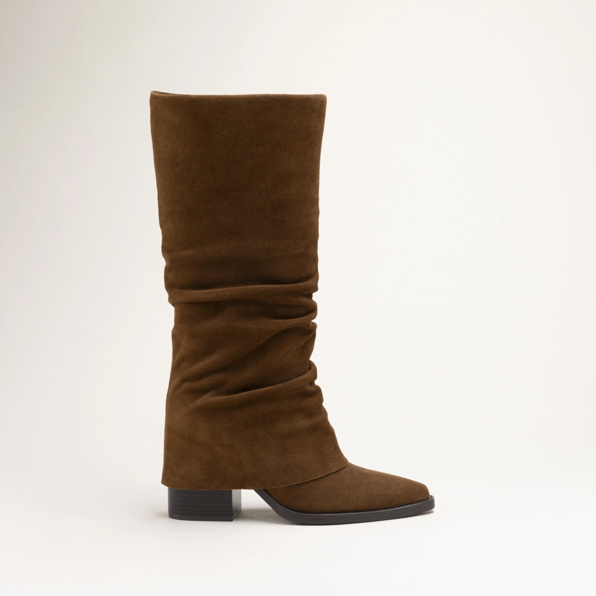 Bottes COGNAC Femme CUIR motif Uni A enfiler SAN MARINA
