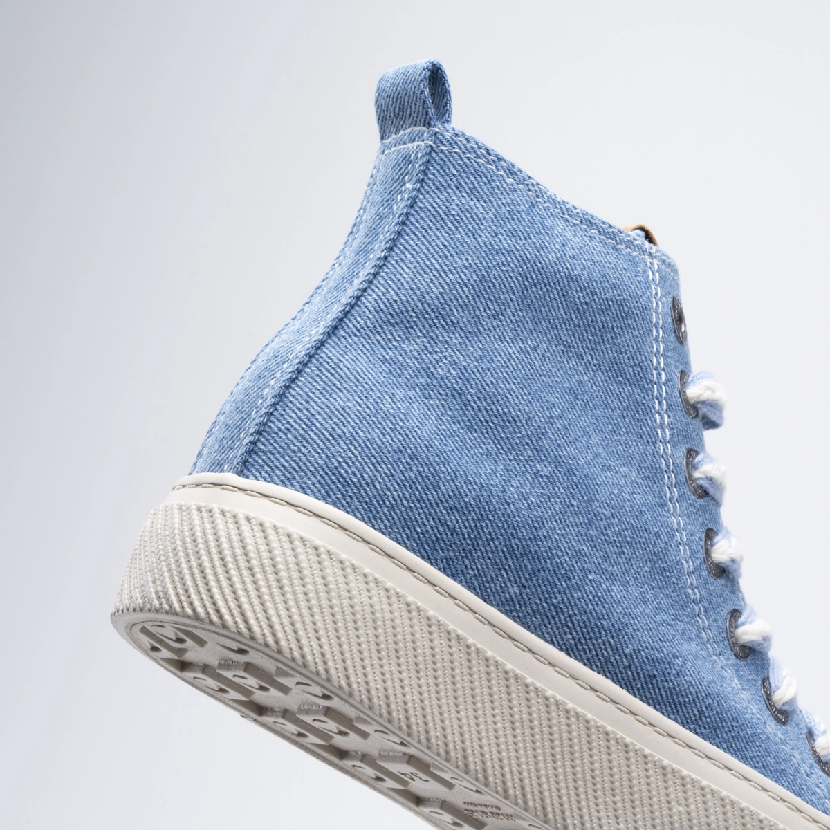 Baskets BLEU Fille motif Uni Lacets PATAUGAS