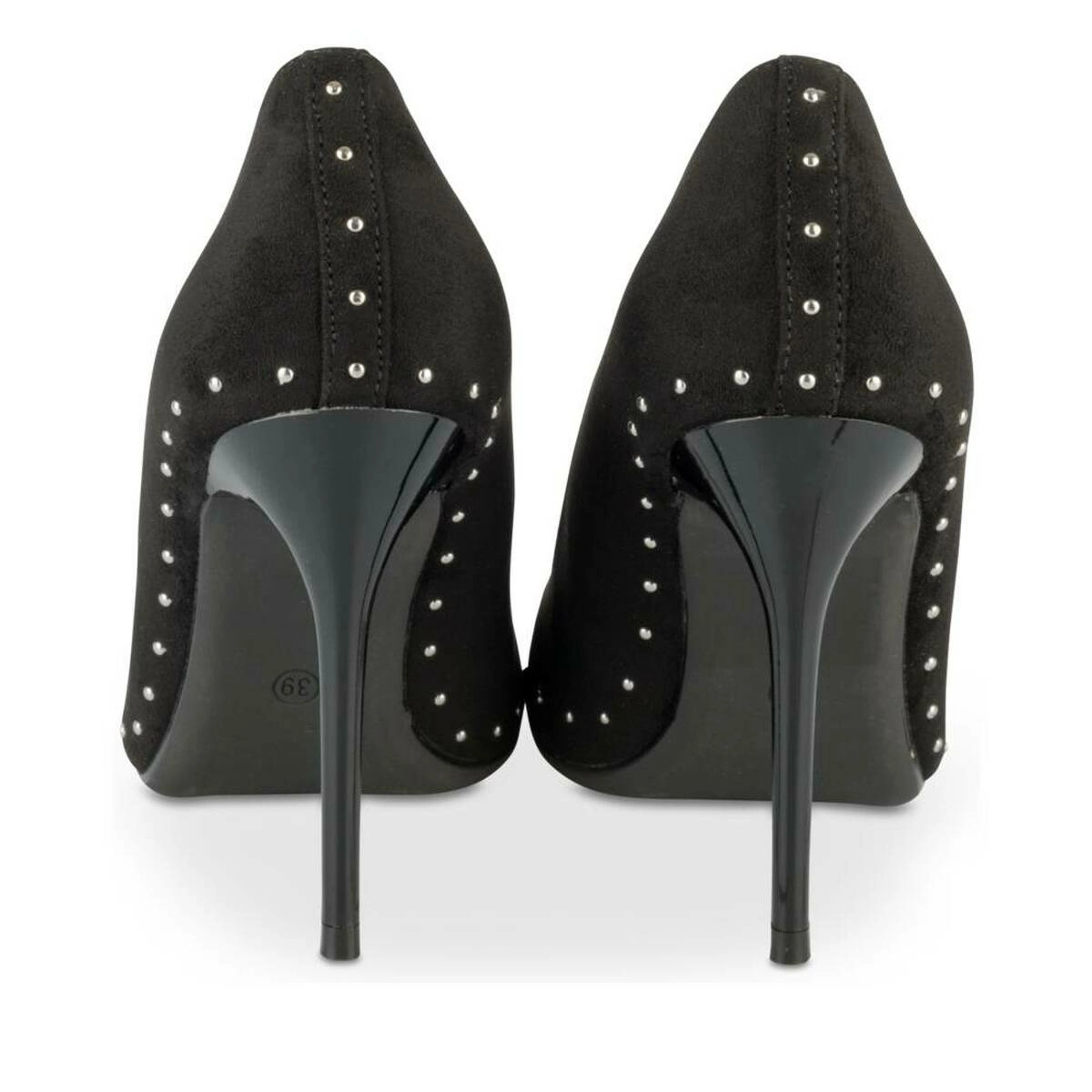 Escarpins Aiguille NOIR Femme motif Cloute A enfiler MyB