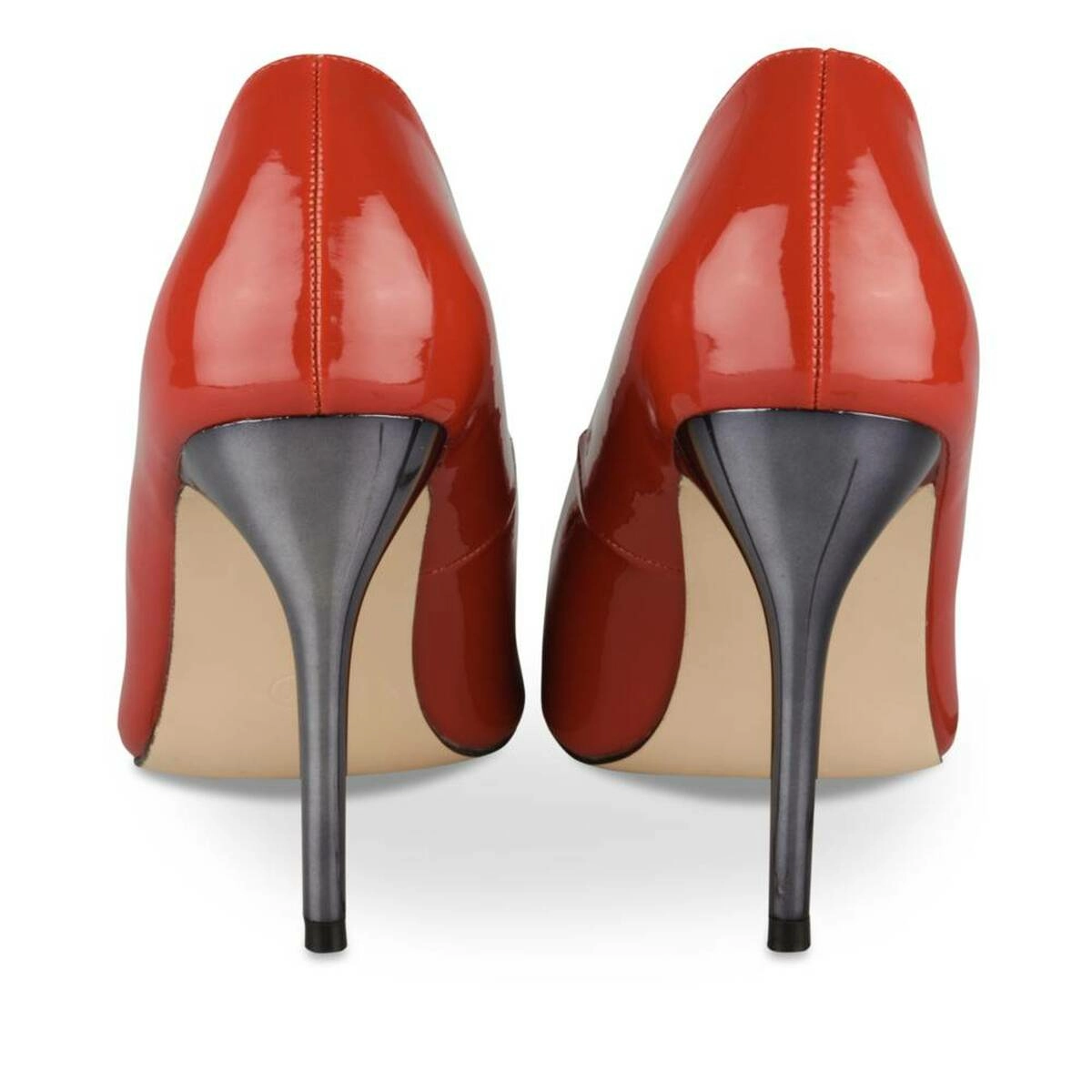 Escarpins Aiguille ROUGE Femme motif Vernis A enfiler MyB