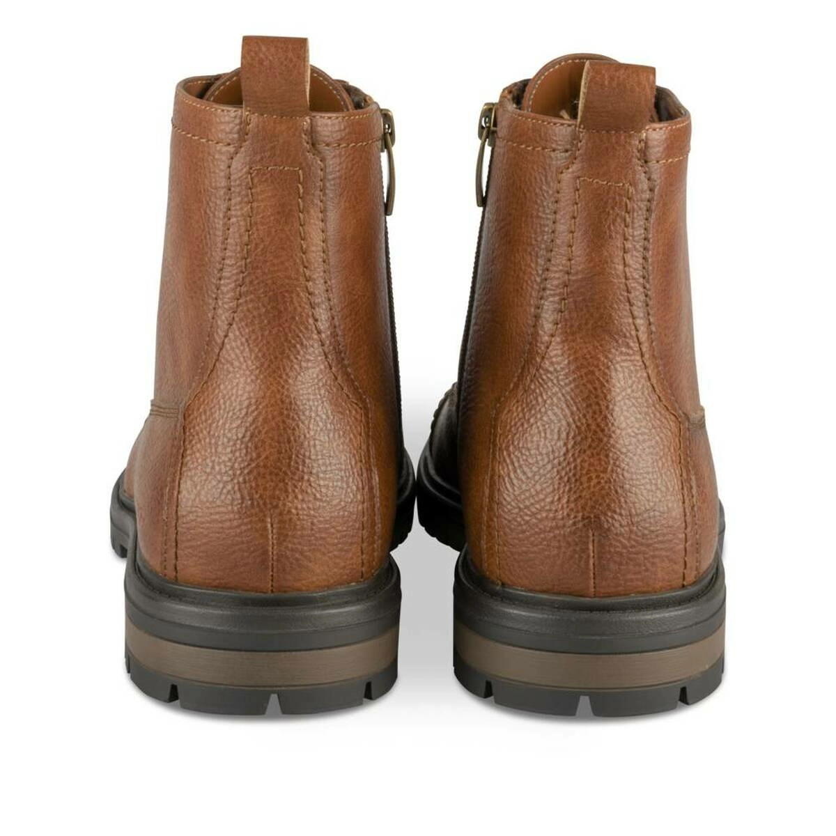 Bottines marron denim side cuir online
