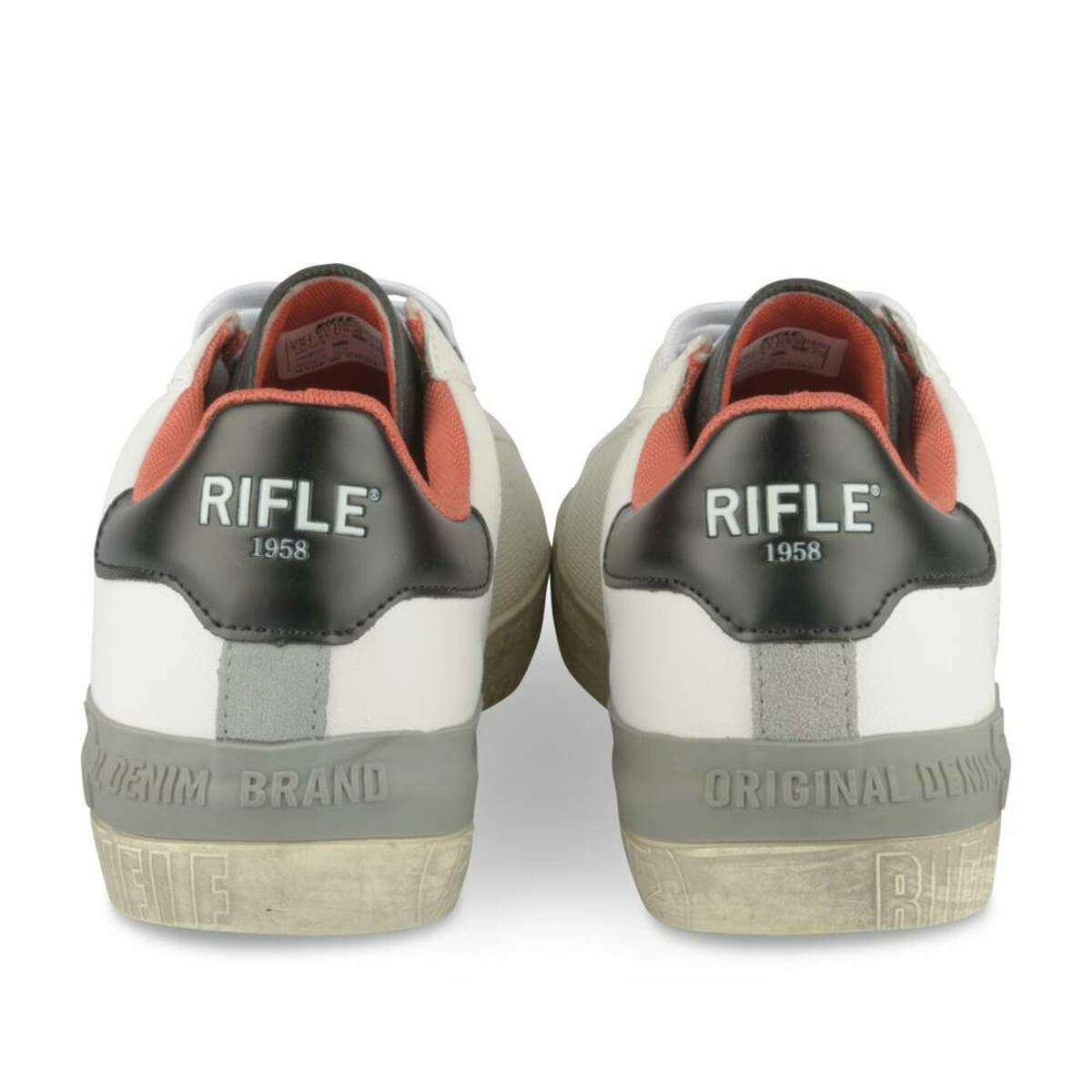 Sneakers WHITE Men pattern Plain Laces RIFLE