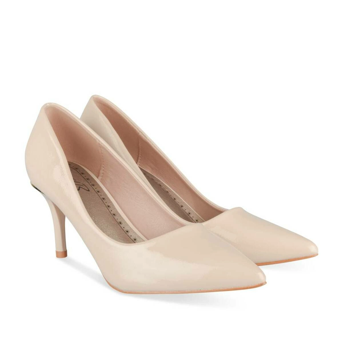 Escarpins Aiguille BEIGE Femme motif Uni A enfiler MyB