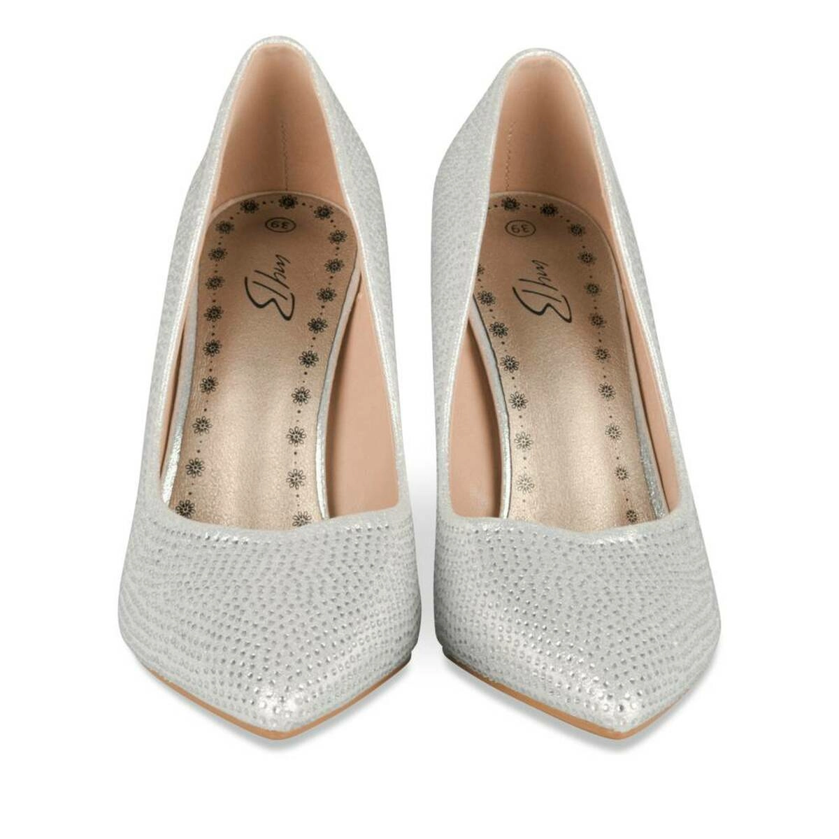 Escarpins Aiguille ARGENT Femme motif Uni A enfiler MyB