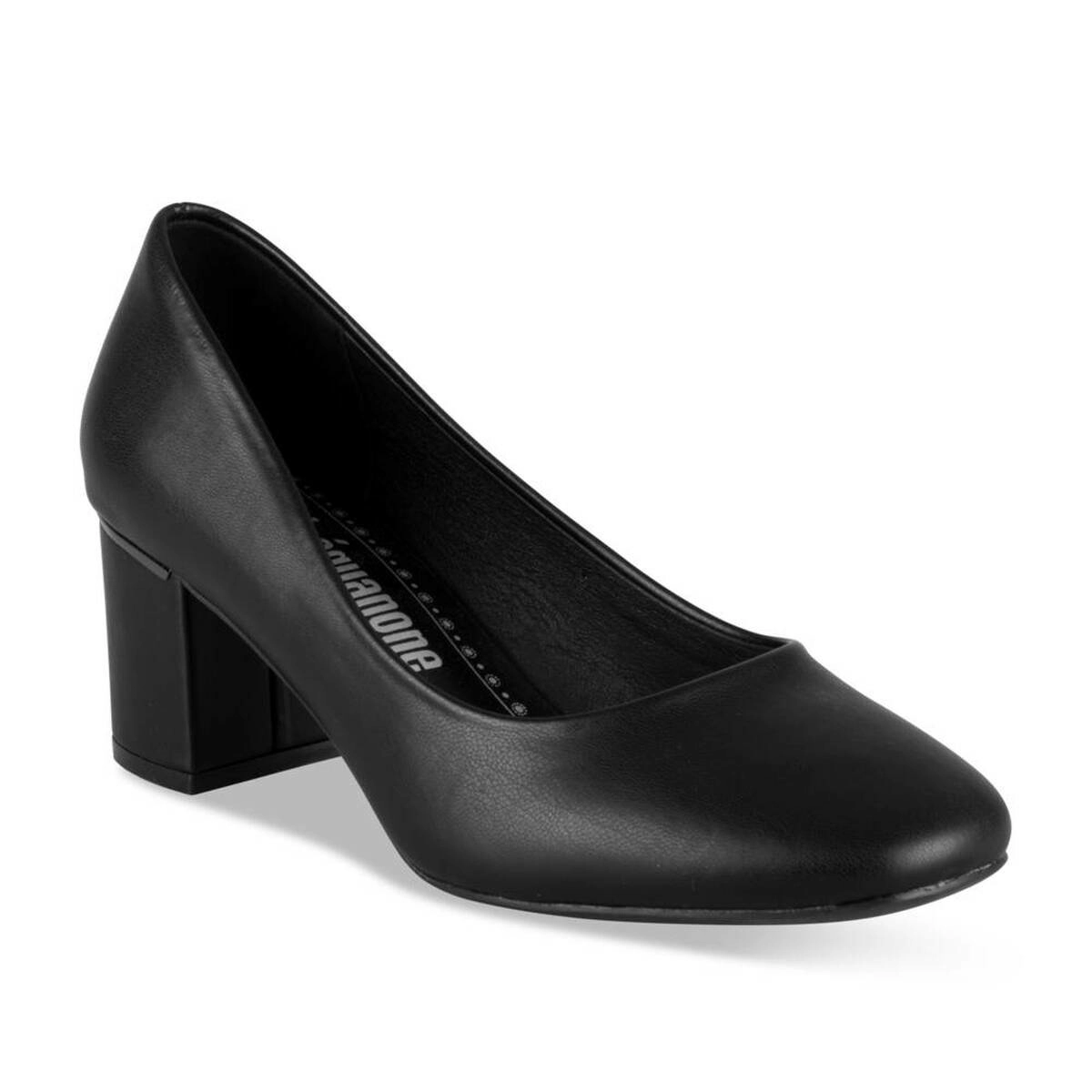 Escarpins Carre NOIR Femme motif Uni A enfiler SINEQUANONE