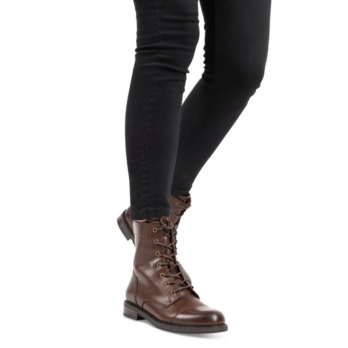 Bottines plates marron merry scott shop