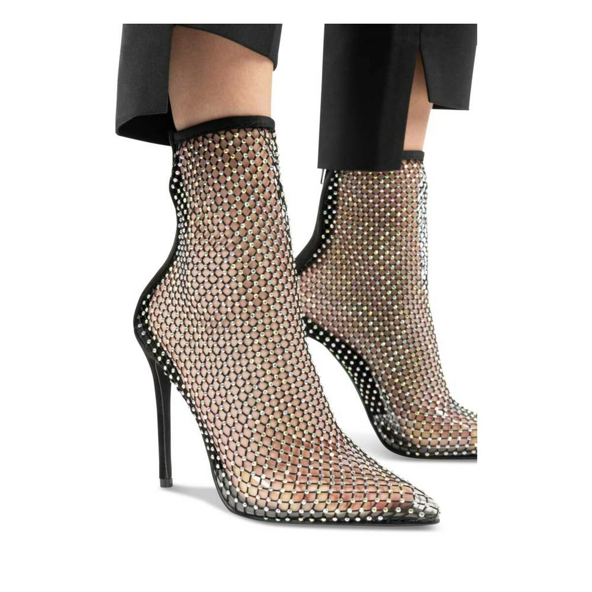 Escarpins Aiguille NOIR Femme motif Paillettes A enfiler GRANDS BOULEVARDS