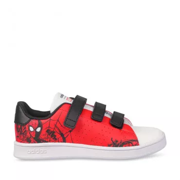 Baskets ROUGE ADIDAS Advantage Spiderman