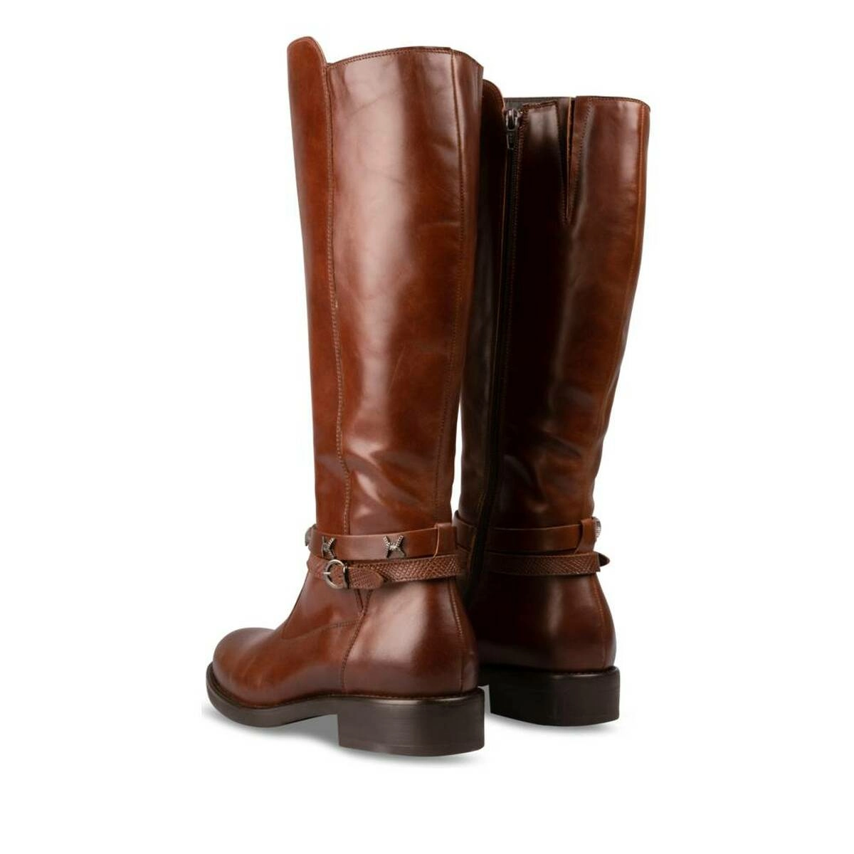 Bottes cavalieres marron outlet