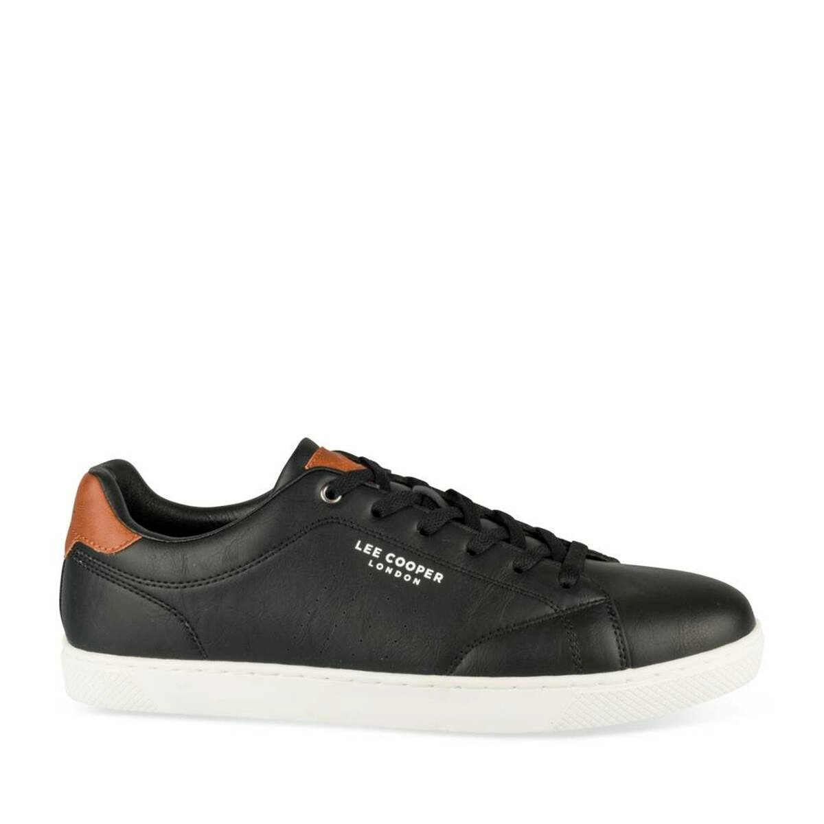 Baskets NOIR Homme motif Uni Lacets LEE COOPER