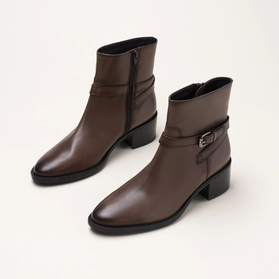 Bottines MARRON Femme