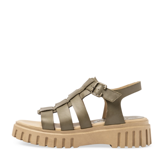 Sandales KAKI SAN MARINA